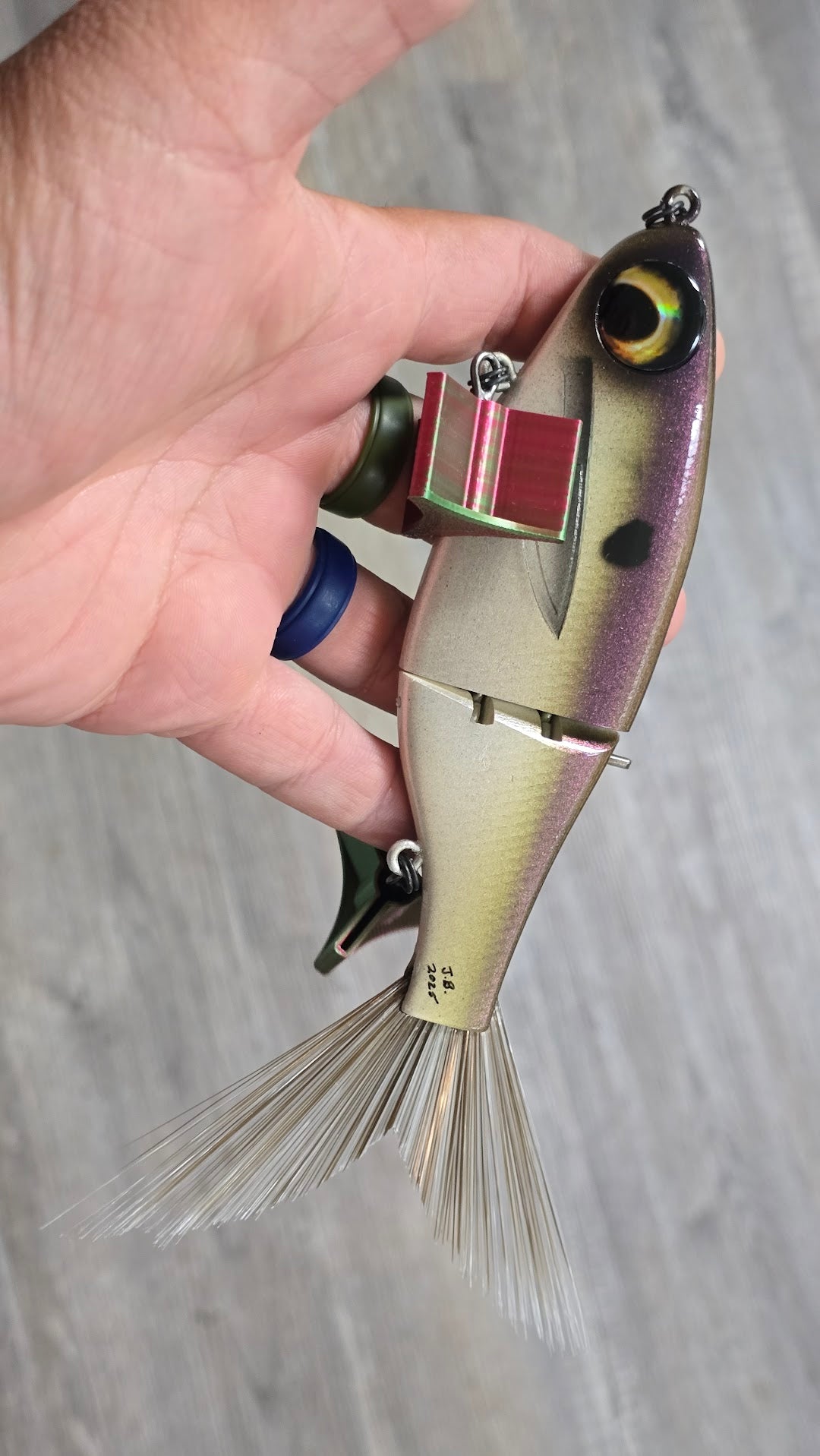 7” Switchblade - Jointed Glide Bait –  Alewife | JBF Lure Co.