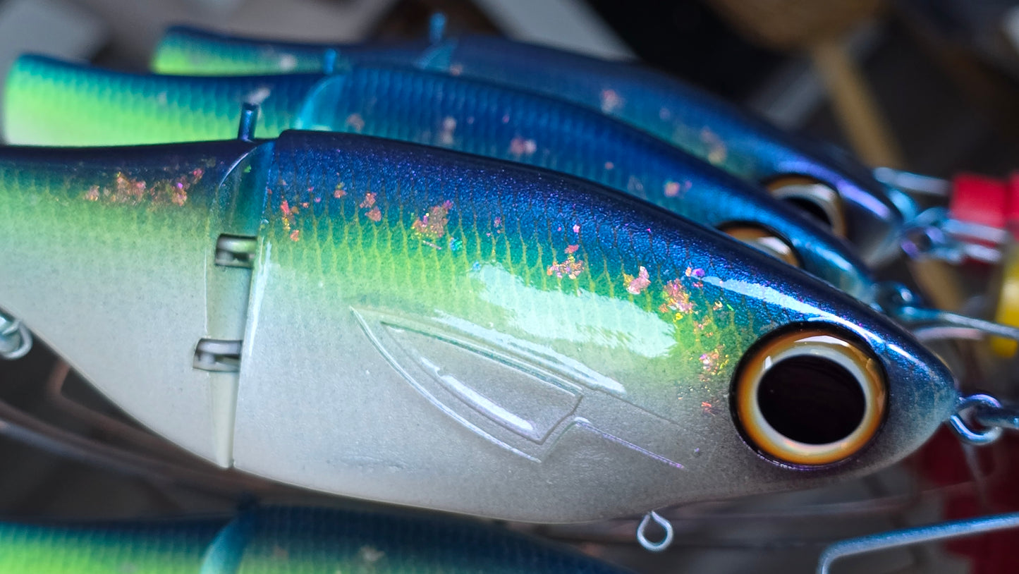7” Switchblade - Jointed Glide Bait –   Smexy Shad | JBF Lure Co.